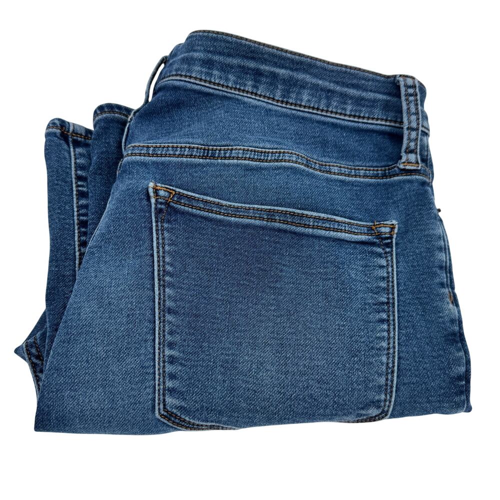 J Crew Jeans Womens 31 (32x26 ACTUAL) High Rise Skinny Ankle Blue Denim Jegging